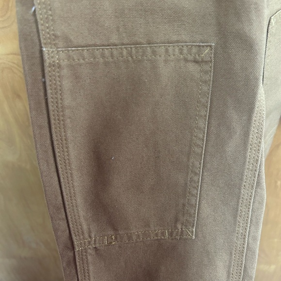 NWT Carhartt canvas bib overalls 3T - Picture 5 of 6